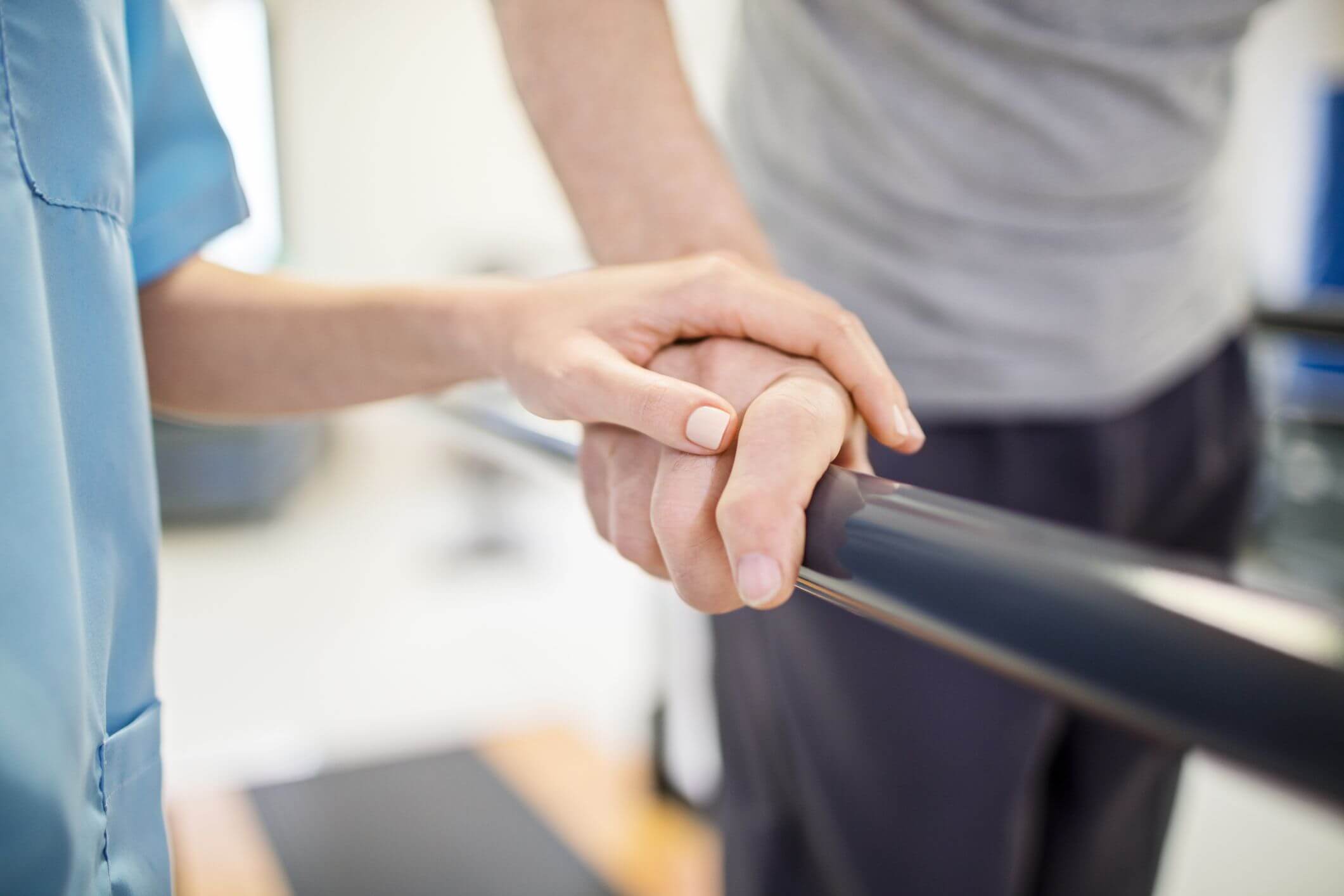 A Nurse assists another, focusing on physical therapy for stroke recovery in Bossier City, LA